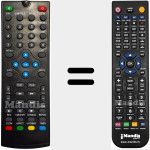 Télécommande pour remplacer REMCON1653