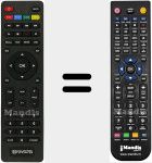 Télécommande pour remplacer REVEZ001