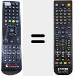 Télécommande pour remplacer SR-2000HD HYPER