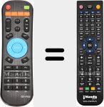 T&eacute;l&eacute;commande pour remplacer GX-IR05