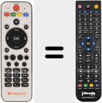 T&eacute;l&eacute;commande pour remplacer Zapper SD Plus