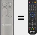 T&eacute;l&eacute;commande pour remplacer 965824-02