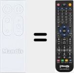 T&eacute;l&eacute;commande pour remplacer 96582401