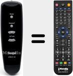 T&eacute;l&eacute;commande pour remplacer A500/6RC