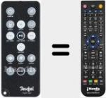 T&eacute;l&eacute;commande pour remplacer ITEUFEL CLOCK