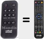 T&eacute;l&eacute;commande pour remplacer REMOTE-AS