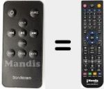 T&eacute;l&eacute;commande pour remplacer 105000314 (SDM105000314)