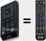 T&eacute;l&eacute;commande pour remplacer VZK0100001