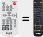 Comandament a dist&agrave;ncia substitut de MXBD (6451021724)