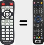 Télécommande pour remplacer N2QAYA000060