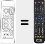 T&eacute;l&eacute;commande pour remplacer 15 T 4