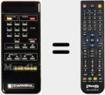 T&eacute;l&eacute;commande pour remplacer 18-2732-1