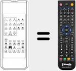 T&eacute;l&eacute;commande pour remplacer 40 / 100 SPAGNA