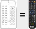 T&eacute;l&eacute;commande pour remplacer 5014 1210