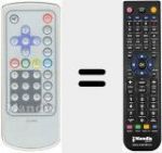 T&eacute;l&eacute;commande pour remplacer 510-005B