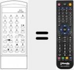 T&eacute;l&eacute;commande pour remplacer 5574 49 50