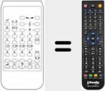 T&eacute;l&eacute;commande pour remplacer 701308058