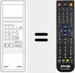 T&eacute;l&eacute;commande pour remplacer 70357 E