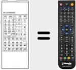 T&eacute;l&eacute;commande pour remplacer 72148 D