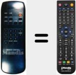 T&eacute;l&eacute;commande pour remplacer 7500