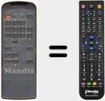 T&eacute;l&eacute;commande pour remplacer STR 1060