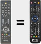 T&eacute;l&eacute;commande pour remplacer B8080124-1