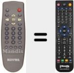 T&eacute;l&eacute;commande pour remplacer BK2-C4