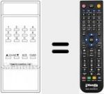Télécommande pour remplacer REMOTE CONTROL UNIT 12P