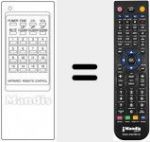 Télécommande pour remplacer 92022296802
