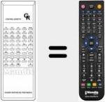 T&eacute;l&eacute;commande pour remplacer CR-CUARZO-SINTESIS D