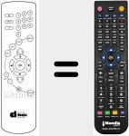 T&eacute;l&eacute;commande pour remplacer DBOX NOKIA