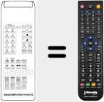 T&eacute;l&eacute;commande pour remplacer DIGICOMPUTER 44 KEYS