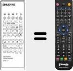 T&eacute;l&eacute;commande pour remplacer DIGI SYSTEM 6700 PIP