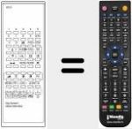 T&eacute;l&eacute;commande pour remplacer DIGISYSTEM STEREO TL