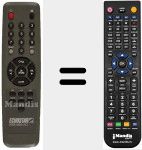 T&eacute;l&eacute;commande pour remplacer DSB 1000-2CI