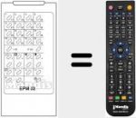 T&eacute;l&eacute;commande pour remplacer EPM 32