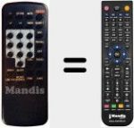Télécommande pour remplacer FB 150