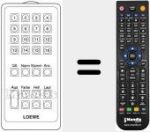 Télécommande pour remplacer FB 1A (26380040001)
