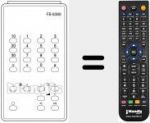 Télécommande pour remplacer FB 639