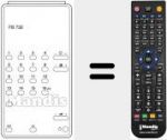 T&eacute;l&eacute;commande pour remplacer FB 732