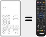 T&eacute;l&eacute;commande pour remplacer FB 739