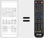 T&eacute;l&eacute;commande pour remplacer FB 40 VS / TEXT
