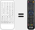 T&eacute;l&eacute;commande pour remplacer FULL DIGITAL 6500 ST