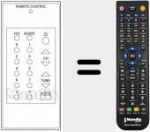 T&eacute;l&eacute;commande pour remplacer DX 1000
