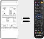 T&eacute;l&eacute;commande pour remplacer GS-2