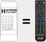 T&eacute;l&eacute;commande pour remplacer HYPER ELECTRONIC