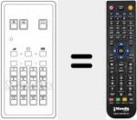 T&eacute;l&eacute;commande pour remplacer IC 16