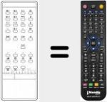T&eacute;l&eacute;commande pour remplacer INFRARED 1030HV