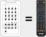 T&eacute;l&eacute;commande pour remplacer INFRARED 160