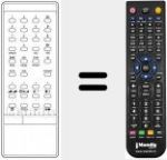 T&eacute;l&eacute;commande pour remplacer INFRARED 1060TS